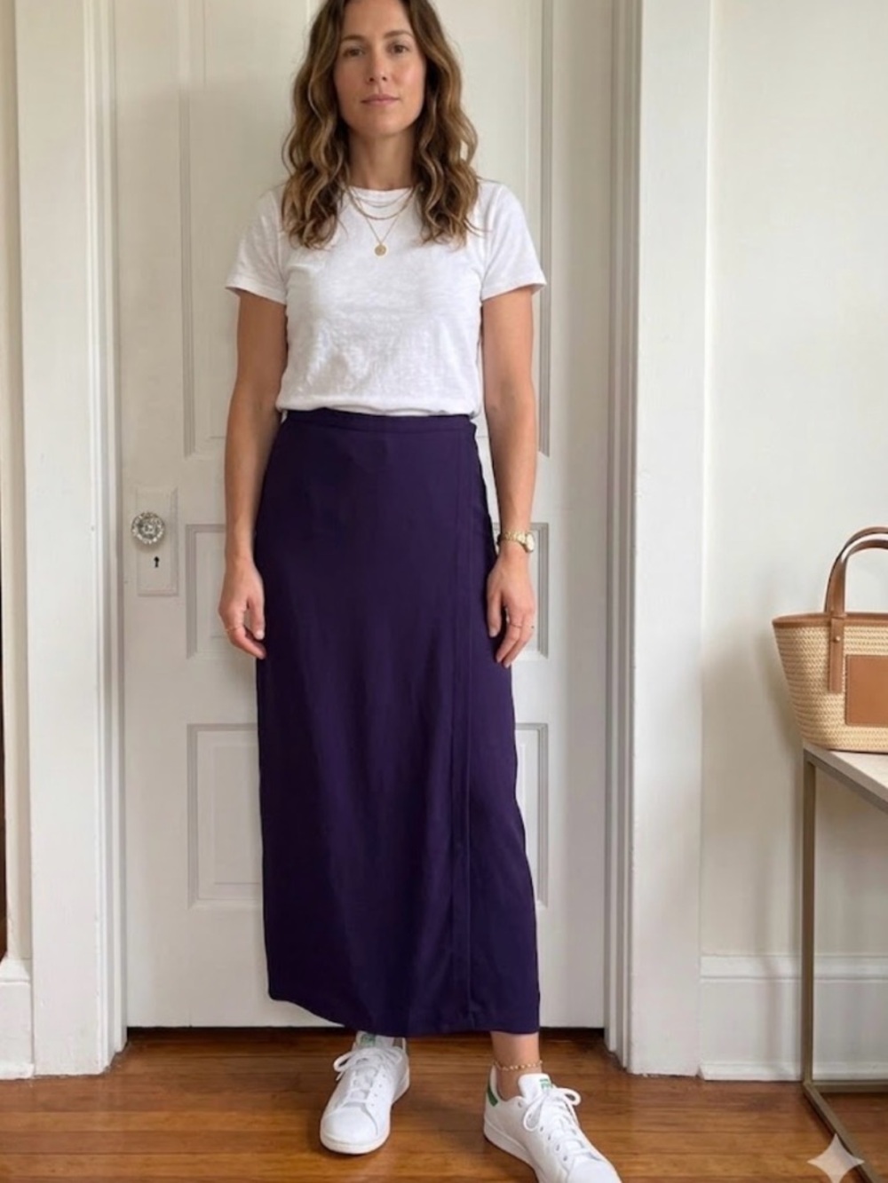 Vintage 90s Elieen Fisher Wool/Silk Skirt​